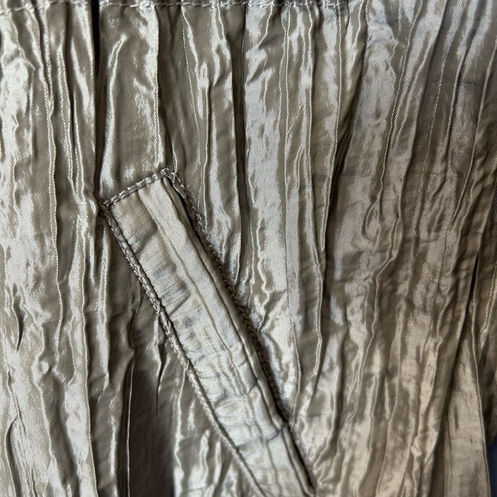 Ruby Red Presents This Crinkle Silver Jacket. - image 4